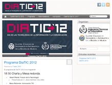 Tablet Screenshot of 2012.diatic.es